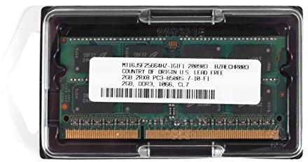 Diheohg Ddr3 2GB Laptop Memory Ram 2Rx8 Pc3-8500S 1066Mhz 204Pin 1.5V Ram for Laptop