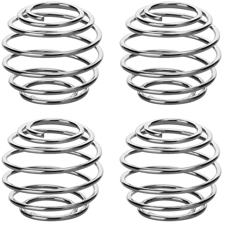 4 bolas agitadoras de tamaño pequeño de 1.3 pulgadas para batidos de proteínas, batidos y aderezos de ensalada, bola agitadora de acero inoxidable 304 (4, 1.3 pulgadas)