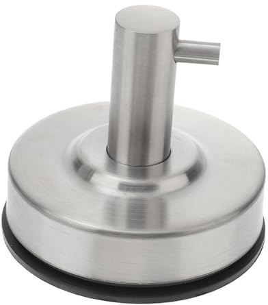 MOKKHNB Gancio Ventosa in Acciaio 304 Per Bagno e Cucina Porta Asciugamani Senza Chiodi Resistente Adatto a Superfici Lisce e Piane Multiuso Per Asciugamani Cappotti e Accessori