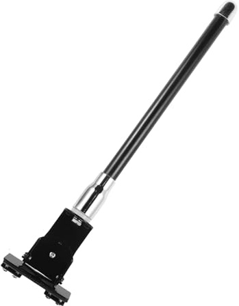 MOTHNUR Antenne Radio Automobile Décorative 36 Cm en Métal Noir, Antenne de Remplacement pour Voiture et Camion, Accessoire Extérieur pour Amélioration du Signal et Décoration D'antenne