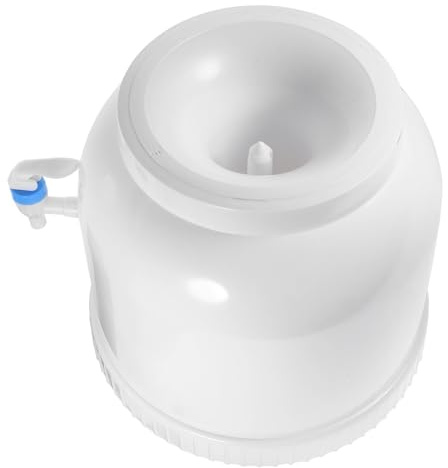 GATHINESS Soporte Dispensador de Agua para Garrafa de 5l Diseño Invertido Resistente en Plástico Blanco para Uso en Escritorio o Cocina