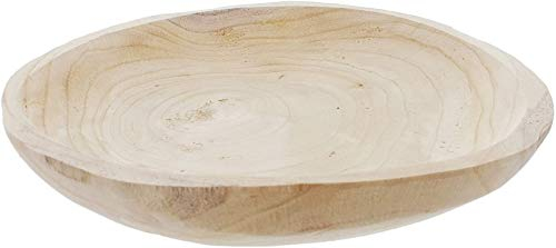 Dekoleidenschaft Schale Wood in verschiedenen Formen und Größen, aus massivem Holz, Dekoschale, naturbelasse Holzschale (36x6 cm)