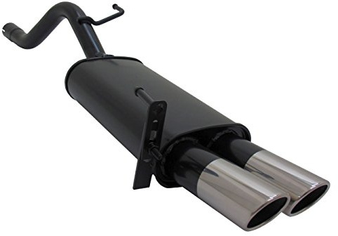 Novus Sportauspuff Endschalldämpfer Gruppe N A1152E76SR mit Endrohr 2 x 76mm SR-Design