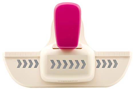 Vaessen Creative Perforadora de Bordes, Diseño Cheurón, Para Proyectos DIY, Scrapbooking, Creación de Tarjetas y Más