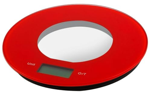 Kuken Balance de cuisine électrique Rouge 5 kg