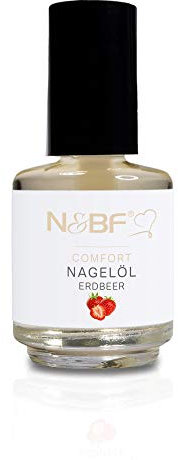 N&BF Comfort Nagelöl mit Duft 12ml | Nährstoffreiche Pflege für Nagel und Nagelhaut auf natürlicher Basis | Repair and Protect Öl unterstützt optimal bei der Regeneration der Fingernägel (Erdbeer)
