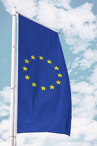 Deitert Europafahne für Ausleger Hochformat 120x300cm