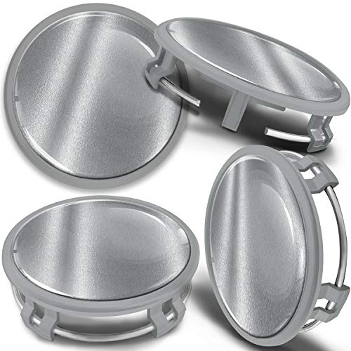 SkinoEu Nabendeckel 75mm kompatibel mit Mercedes 4er Set Nabenkappen CMS 8