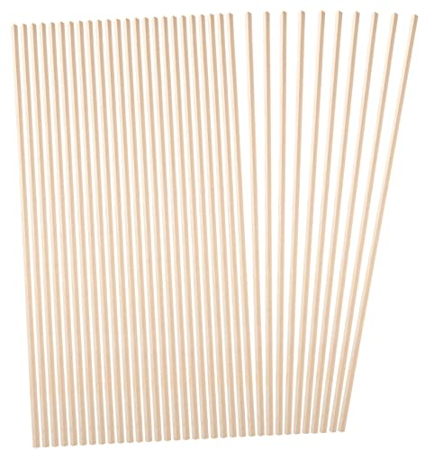 DOITOOL Holzleisten Dreieckig 19.69 Zoll Lange Fensterdekoration Streifen Für Diy Fensterverkleidung Möbelkanten Basteln 10 Stück Glatte Oberfläche