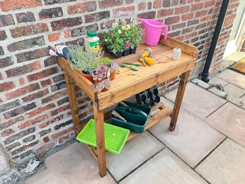 Charles Taylor Davenport Outdoor Garden Table - Potting/Utility Table