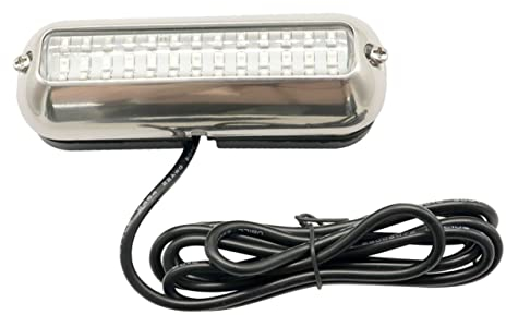 Happyyami Edelstahllampe 39 LED 5,2 W für Yacht Blau