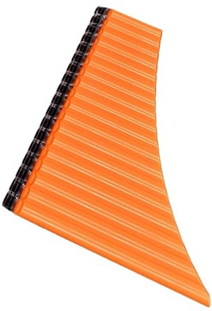 Panflöte Instrument Einsteiger-Panflöte Aus Kunstharz Orange 18 Röhren