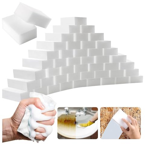 30 Stück Radierschwamm für weiße Wände, Schuhe und Böden, Zauberschwamm Magic Eraser für alle Arten von Flecken,Reinigungs Schwamm für Küche, Bad, Möbeln,Türen