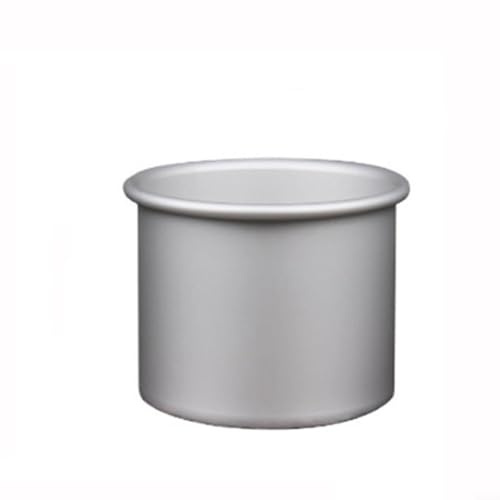 Hasaller Cake Tins 4-8inch Non-Stick Deep Aluminum Round Cake Pan with Removable Bottom for Wedding Birthday Christmas Cake Baking Round Cake Tin Set with Loose Base(4in)