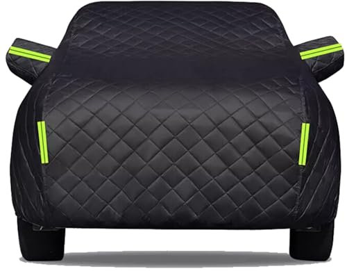 Autoabdeckung gegen Hagel für 𝖠𝗎𝗌𝗍𝗂𝗇 𝖬ini 𝖬oke Autoabdeckung,Dicke Baumwolle hinzufügen Hagelschutzplane Custom Car Cover Bester Hagelschutz FüRs Auto
