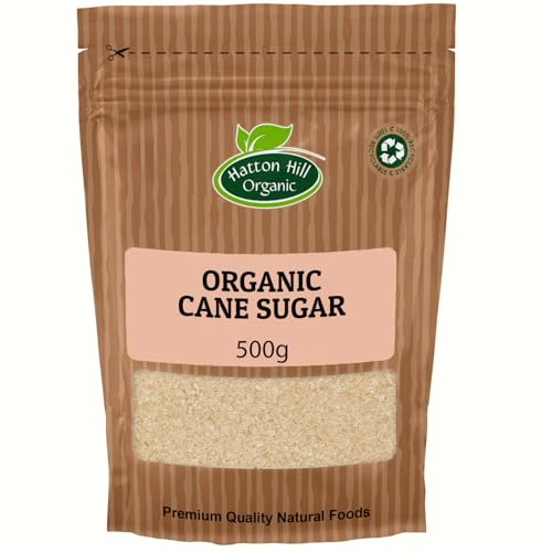 Organic Cane Sugar 500g by Hatton Hill Organic