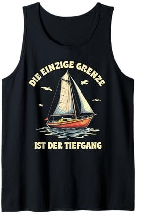 Lustige und witzige Segeln Geschenke Segel Boot Segler Tank Top