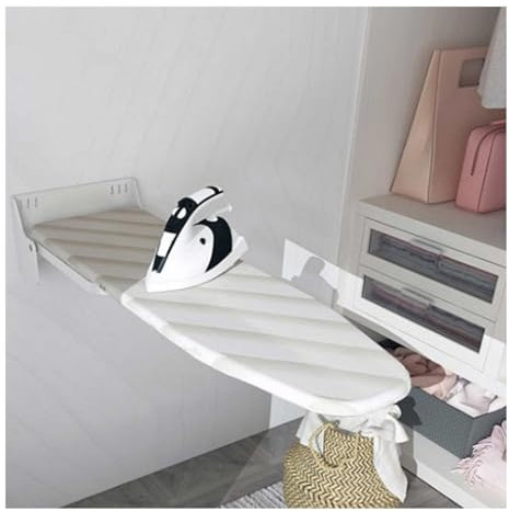 Tabla de Planchar de Pared, compacta y Plegable, Ahorra Espacio, Ideal para lavandería, Dormitorio, guardarropa, apartamento (no Incluye Plancha).