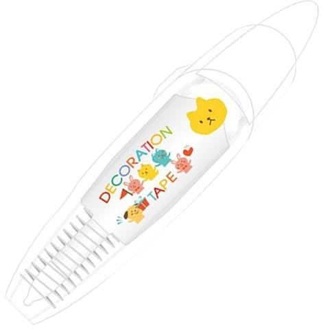 Bolígrafo de cinta adhesiva, lápices decorativos para niños, lápices de scrapbooking | patrón de dibujos animados, puntas de rodillo, diseño de scrapbooking, pegatinas para decorar notas