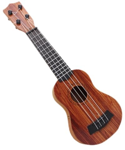 HONITANO Kindergitarre Ukulele aus Holz Sicher und Kindgerecht Lernfreundlich Musikalisches Anfänger Instrument für Jungen und Mädchen Musikspielzeug Musikalität