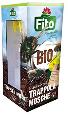 Fito Bio Trappola Mosche con Un'Esca Inclusa, Marrone