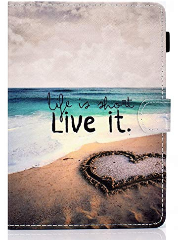 10 Zoll Tablet Hülle - Universelle Ledertasche Folio Hülle für Fire HD 10, Google Nexus 9/10, Galaxy Tab E 9.6 / Tab A 10.1, Sony Xperia Z / Z2 / Z3