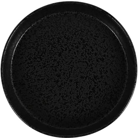 Yardwe Ceramic Plant Saucer 20cm Round Flower Pot Saucer Ceramic Drain Tray for Indoor Balcony Garden Decorations
