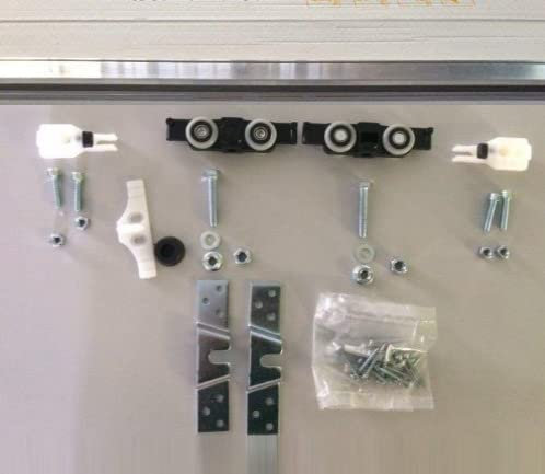 BINARIO KIT PER PORTA SCORREVOLE portata Kg.120 con sistema COMPASS