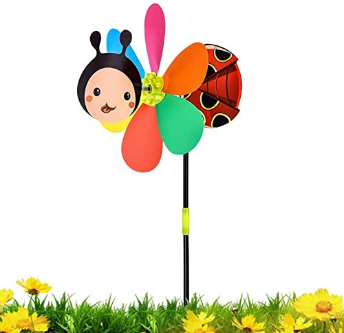 Ruote girandole da giardino - Girandola a con animali carini con in metallo,Spinner per girandole da giardino all'aperto, girandole per animali carini per giardino e giardino Delr