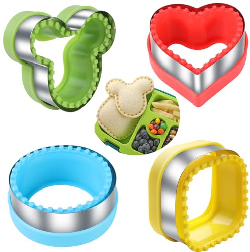 ETERSION Uncrustable Sandwich Cutter 4 Pieces 4 Inches