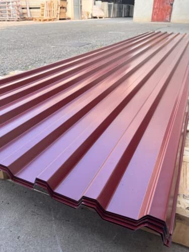 FT METALLI - Lamiera Grecata FT 95 per Copertura Tettoia per Esterno - Accaio Zincato preverniciato - pannelli lamiera ondulata - adatti a qualsiasi superficie RS 1500 mm