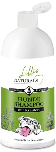 Lillis Naturals Hundeshampoo mit natürlichen Kräutern zur Haut und Fellpflege 500ml