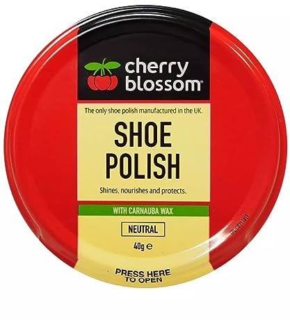 DTD QUALITY MATTERS Cherry Blossom Shoe Polish Shines, Nourishes & Protects With Carnauba Wax Available In All Styles Preventing Footwear From Cracking Available In All Traditional Colours