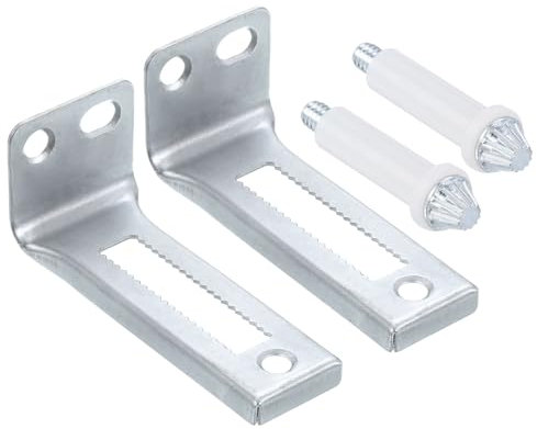 sourcing map Kit de Réparation pour Quincaillerie de Porte Pliante Comprenant Un Pivot de Porte Inférieur et Une Plaque de Support en Métal pour Porte de Placard Pliante Ou Porte de Grange