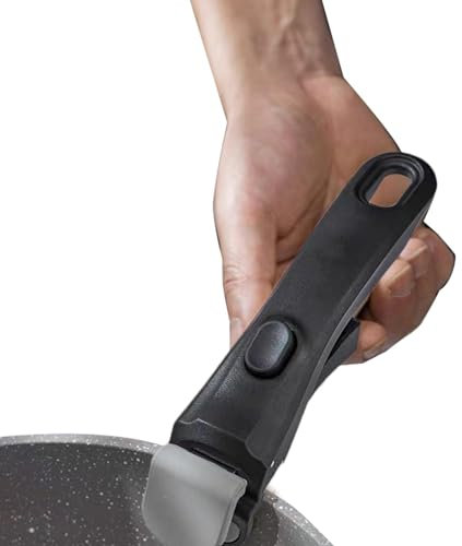Abnehmbarer Topfgriff, Antihaft-Kochgeschirr-Set, abnehmbarer Griff, Töpfe und Pfannen, Topfclip, abnehmbarer Griff, Kochgeschirr, Topfgriff, geeignet für Zuhause, Kochtopfzubehör