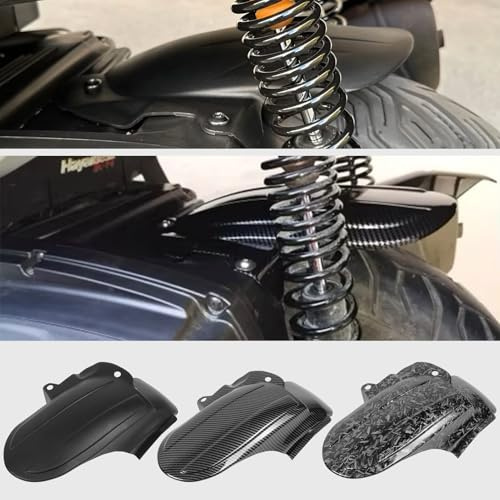 WOOGA parafango moto ruota posteriore parafango copertura paraspruzzi Replacement for Ho&n&da Forza 350 NSS350 2020-2024 Copriruota per parti di motociclette (corto stile A-Nero opaco)