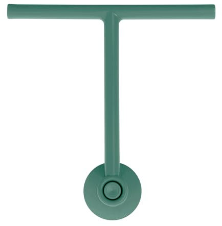 Inbagno Tergivetro Doccia Verde in plastica, Gomma AntiGraffio e Manico ergonomico con Ventosa, Spring