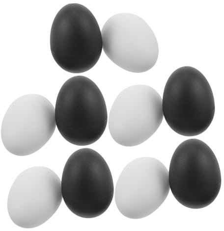 UPKOCH 10 Stück Sandstreuer Aus Kunststoff für Jungen und Mädchen Schlagwerk Musikalische Eier Spielzeug Sensorisches Spielen Pädagogische Instrumente Entwicklung Der Feinmotorik