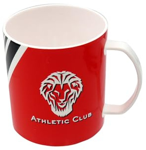 CYPBRANDS Athletic Club, Taza, Tazas Originales, Desayunos, Menaje, Color Rojo, Producto Oficial