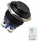 AzureRay Pulsador Momentáneo 16mm IP67 - Interruptor Impermeable 12V con Terminales de Tornillo | Para Aplicaciones Electrónicas y Automotrices​