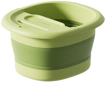 Vasca da bagno portatile per pediluvio, 710 g, comoda vasca da bagno | massaggiante fai da te, design pieghevole, strumento per rilassare i piedi per alleviare lo stress, il disagio, casa