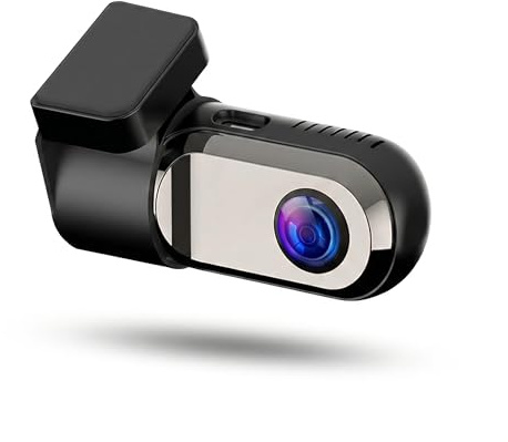 Dash Cam Auto mini Full HD 1080P – Videocamera Auto Grandangolare 120° con Visione Notturna, Monitoraggio Parcheggio 24h, Sensore G, Registrazione in Loop – Senza Schermo visione su cellulare
