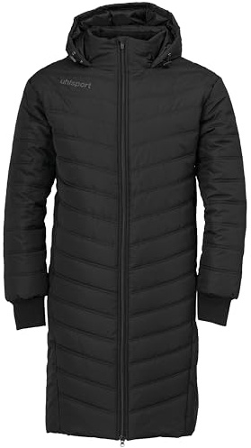 uhlsport Essential Winter Bench Veste d'hiver avec Capuche pour Homme L Noir/Anthracite