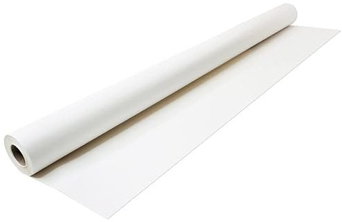 FLORIO CARTA - Rotolo di Carta Kraft Colore Bianco 60gr.| Misura: 70 cm x 10 mt | Ottimo per Imballaggi, Regali e Pacchi Postali