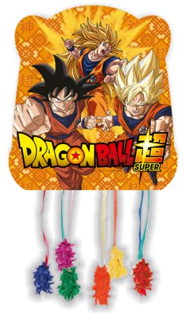 CONVER PARTY - Piñata Dragon Ball - Decoración Cumpleaños Dragon Ball - Artículos de Fiesta - Serie Dragon Ball - 33x28 Cm