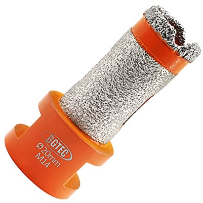 Diamond Core Drill Bits-BGTEC 20mm Milling Finger Bit Hole Saw for Bevelling Chamfer Porcelain Tile Marble Ceramic Granite，M14 Thread