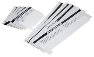 UBICON ID Card Printer Cleaning Kit for Zebra Printers - Presaturated Disposable Cards, 4 Long Cards and 4 Short Cards, Compatible with ZXP Series 1 and ZXP Series 3 (1 Set)