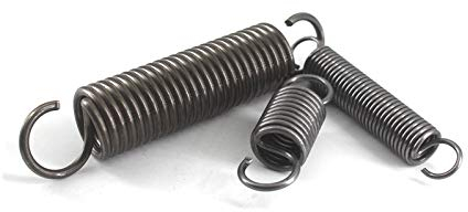 WUPNGS Doppelhakenfeder Zugfeder mit Haken, Dicke 1 mm/1,2 mm, kleine Zugfeder mit Doppelhaken, 1 x 10 x 50 mm, 5 Stück (Farbe: 1 x 10 x 30 mm)(1.2x8x25mm)