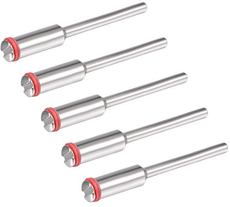 sourcing map 2mm Cut-Off Wheel Screw Mandrels 2.35mm Shank Dia Cutting Disc Holder for Compatible Rotary Tools 5 Pcs