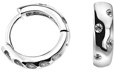 SOFIA MILANI - Damen Ohrringe 925 Silber - mit Zirkonia Steinen - Creolen - 20784